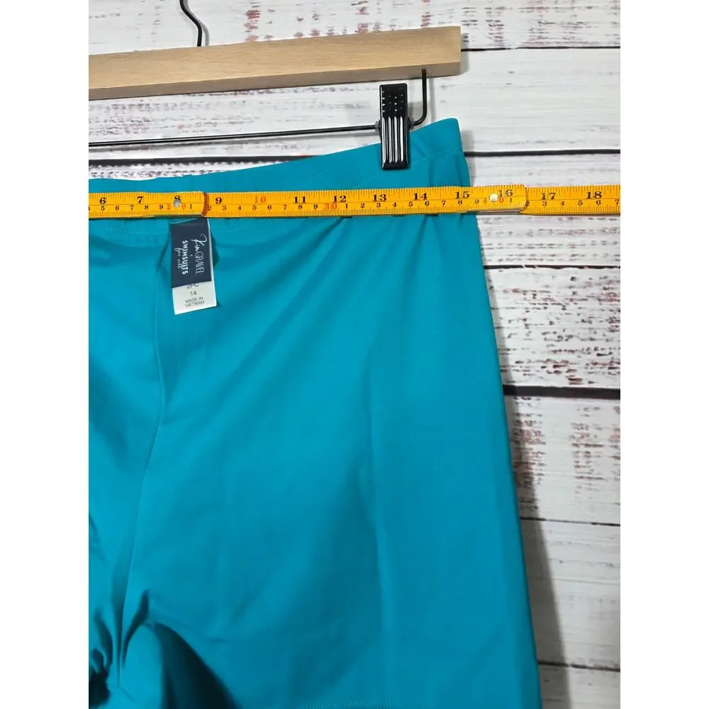 Kim Gravel X Swimsuit tankini w swim shorts womens size 14 NEW